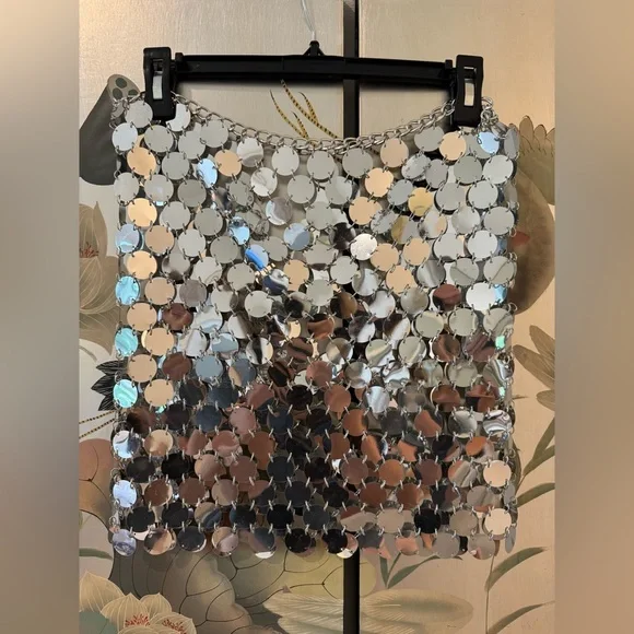 12th Tribe Diana Disco Skirt Size S Like New - Picture 1 of 6